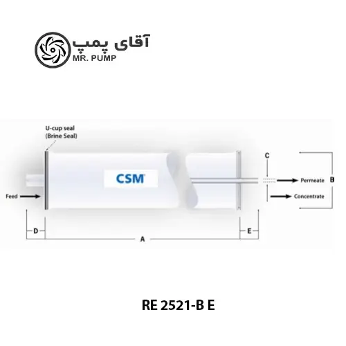 ممبران 2.5 اینچ مدل CSM RE 2521-BE