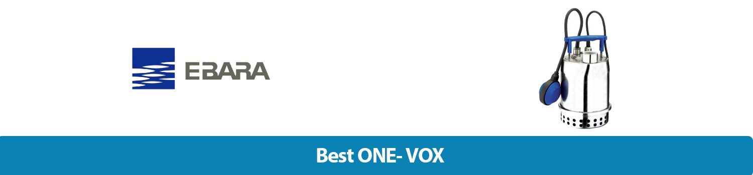 پمپ شناور ابارا Ebara Best ONE VOX